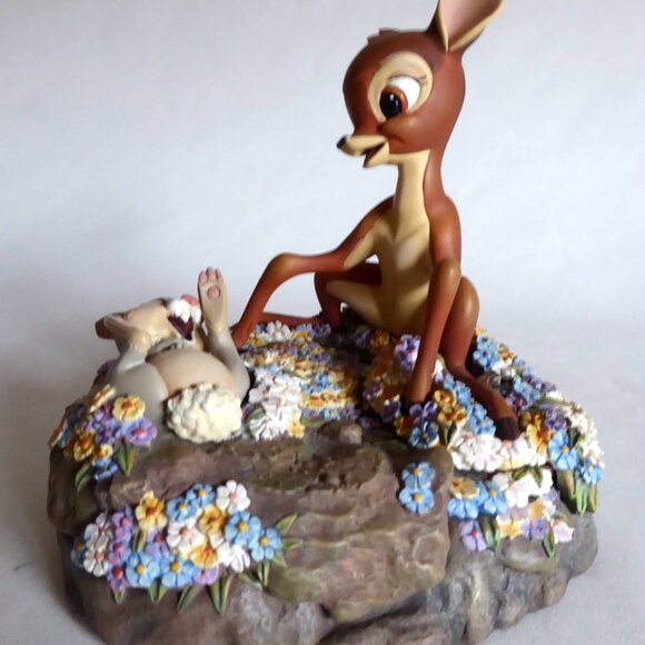 NEW 2001 DISNEY MARKRITA 60 BAMBI THUMPER FIGURE & HIDDEN PIN DRAWER - Picture 3 of 16